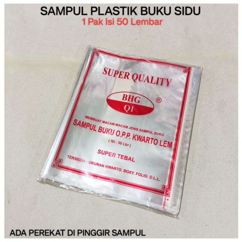

1 Pak Sampul Plastik Buku Tulis Sidu Isi 50 Lembar
