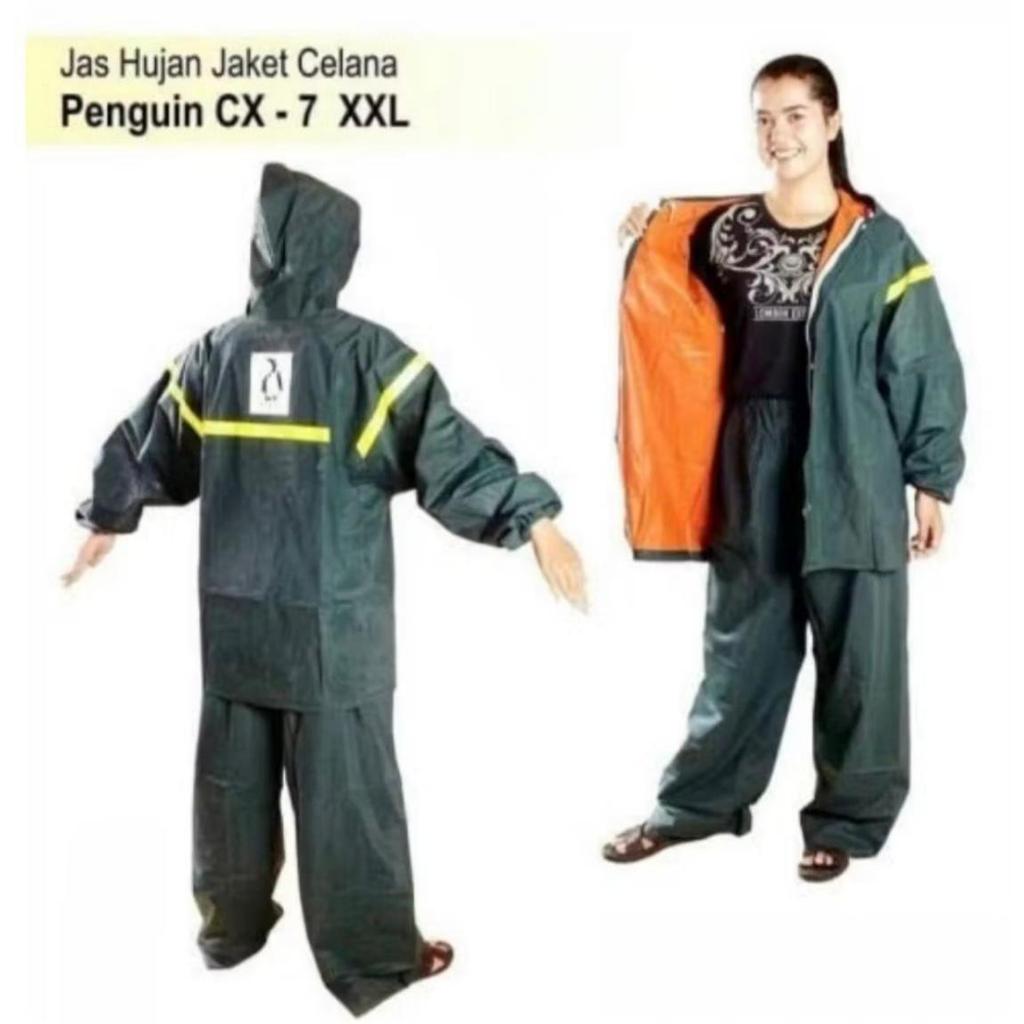 JAS HUJAN STELAN RUBBER/KARET PINGUIN CX7 XXL