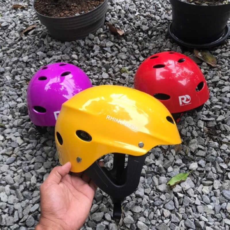helm safety untuk rafting flyingfox arung jeram recue rappelling cantoneering