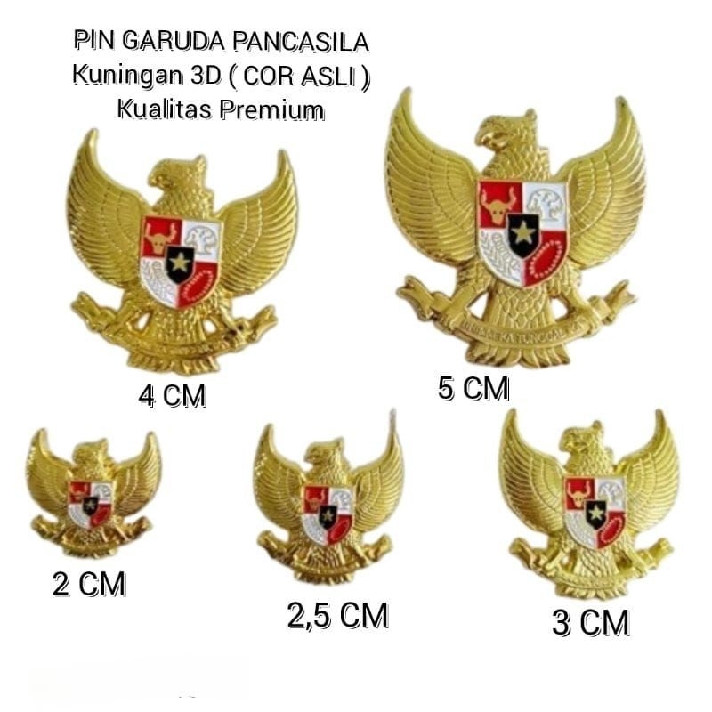 PIN GARUDA PANCASILA COR - BROS GARUDA PANCASILA COR ( PREMIUM KUALITAS )