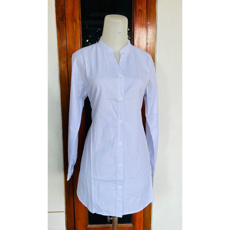 tunik putih hara//tunik hara//kemeja putih hara//tunik santri//tunik wanita//atasan muslimah