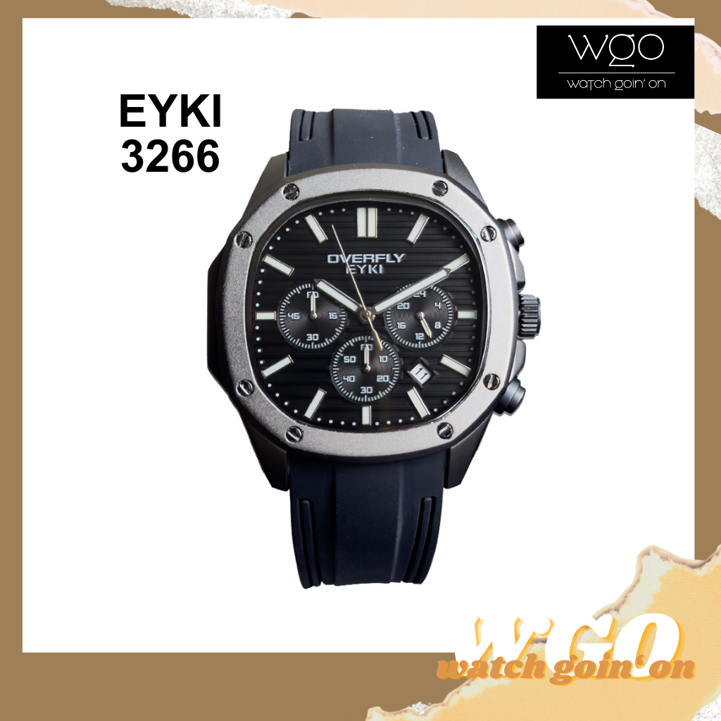 Watch Goin' On x Jam Tangan Pria Premium Overfly EYKI 3266