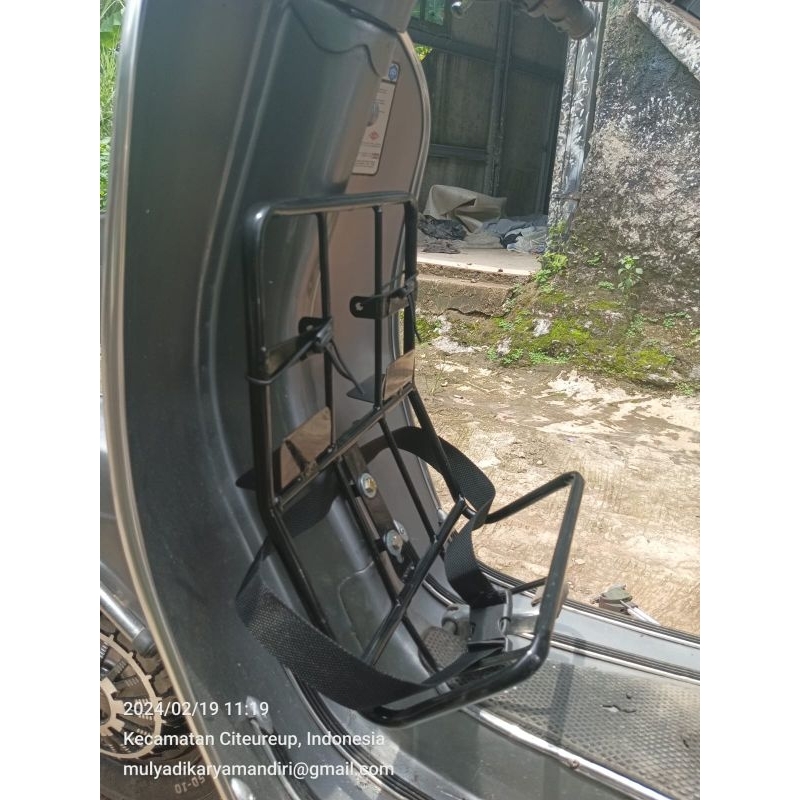 middle rack vespa klasik unversal