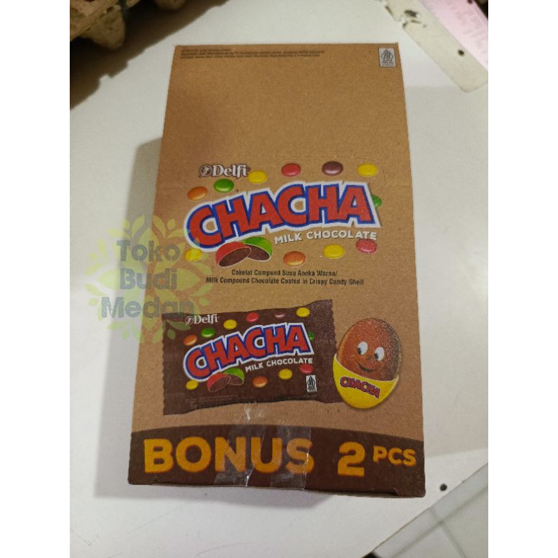 

NEW Chacha Chocolate Coklat Classic Peanut Kacang Box isi 22pcs HALAL