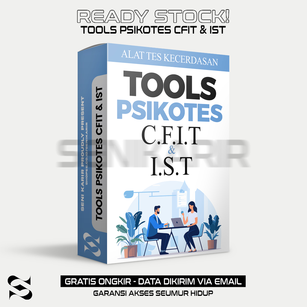 Tools Psikotes - Alat Tes Psikologi CFIT & IST (Alat Pengukur Kecerdasan I