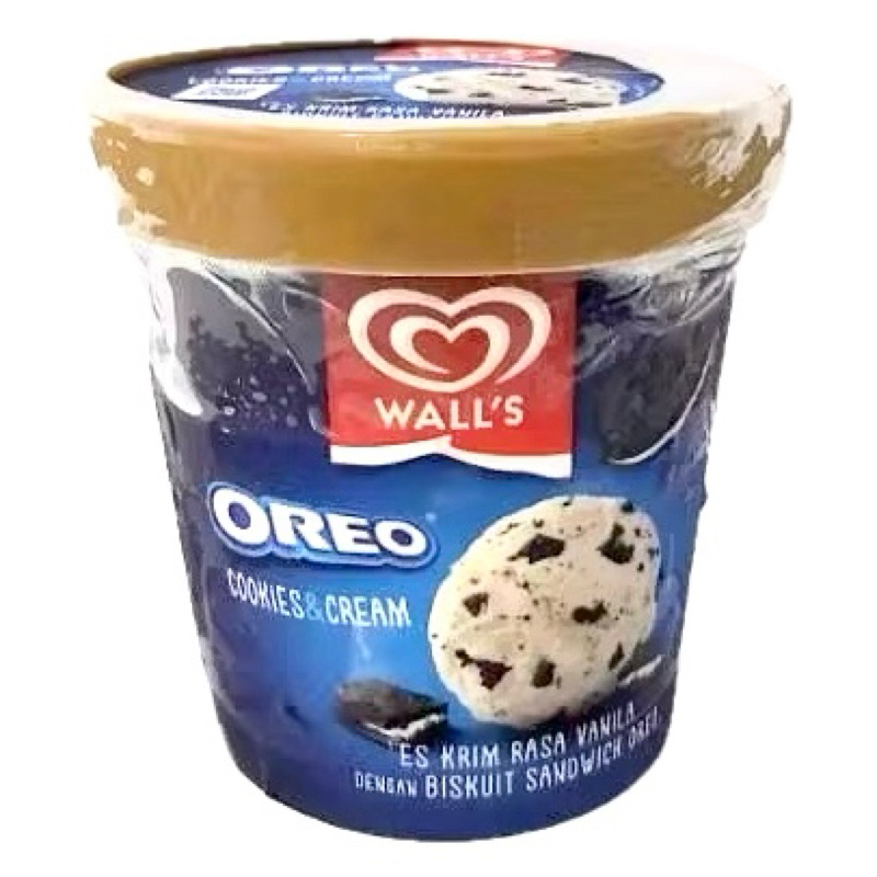 

Walls Oreo Cookies & Cream Vanilla 410 ml