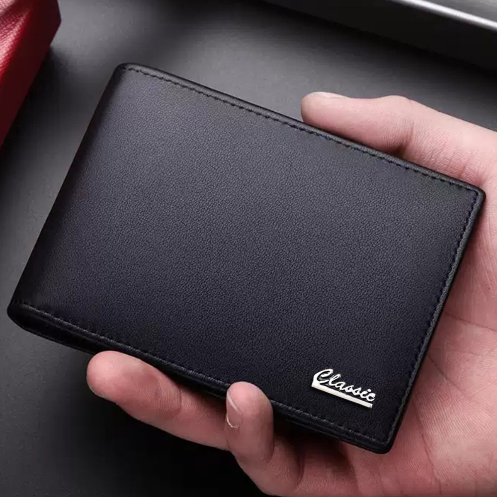 CHARLIE SHOP BRAND BOSS CLASSIC DOMPET PRIA DOMPET KULIT SINTETIS DOMPET PENDEK DOMPET POLOS LOGO 21