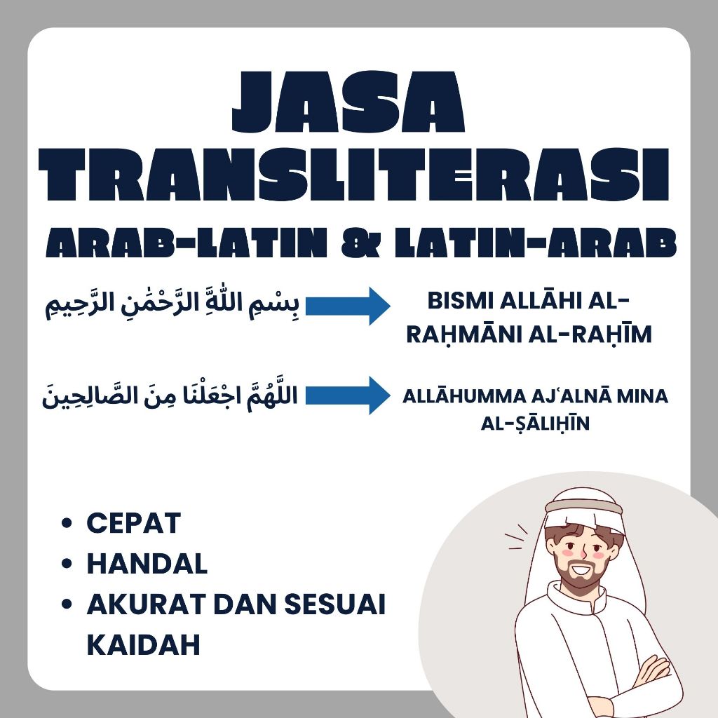 "Jasa Transliterasi Arab-Latin & Latin-Arab: Akurat dan Sesuai Kaidah"