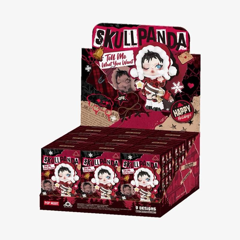 [Ready Selected] Pop Mart Skullpanda Christmas Tell Me What You Want Series Figures - Still On The J