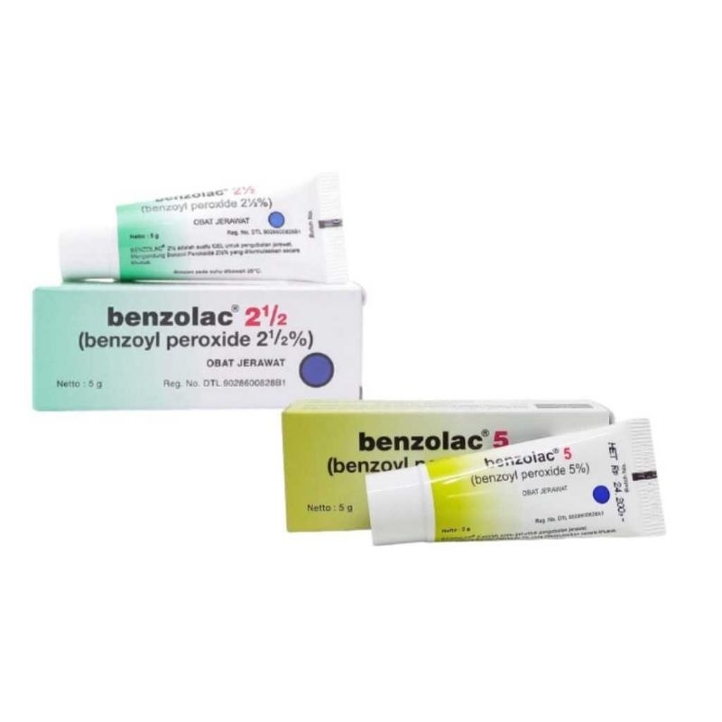 Benzolac 2,5 % gel -  Benzolac 5% gel