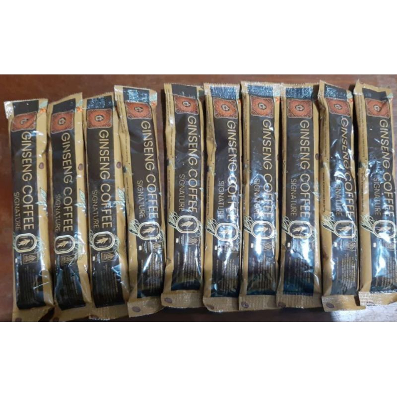 

GINSENG COFFEE SIGNATURE ISi 10 SACHET TANPA BOX