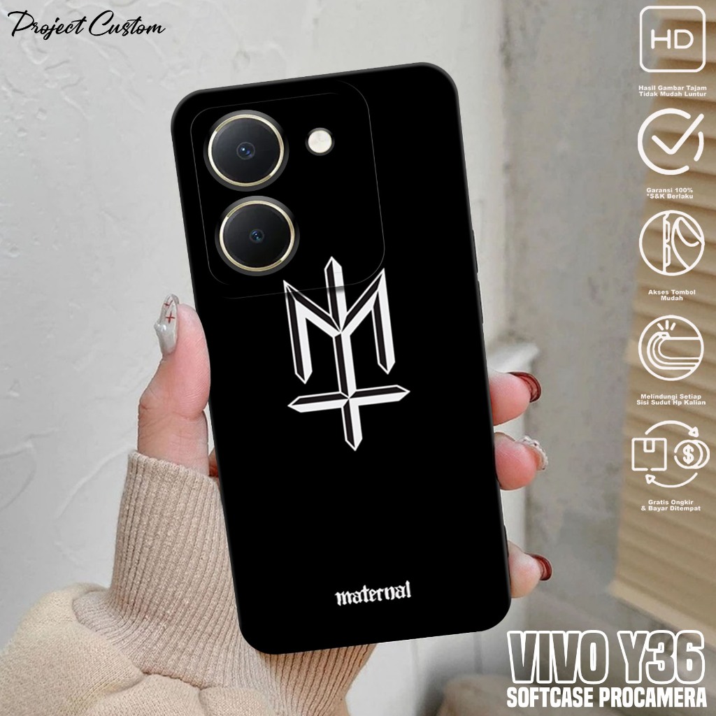 Softcase Hp VIVO Y36 - Case Hp VIVO Y36 ( MTRNL ) Silikon Hp VIVO Y36 - Casing Hp VIVO Y36 - Cassing