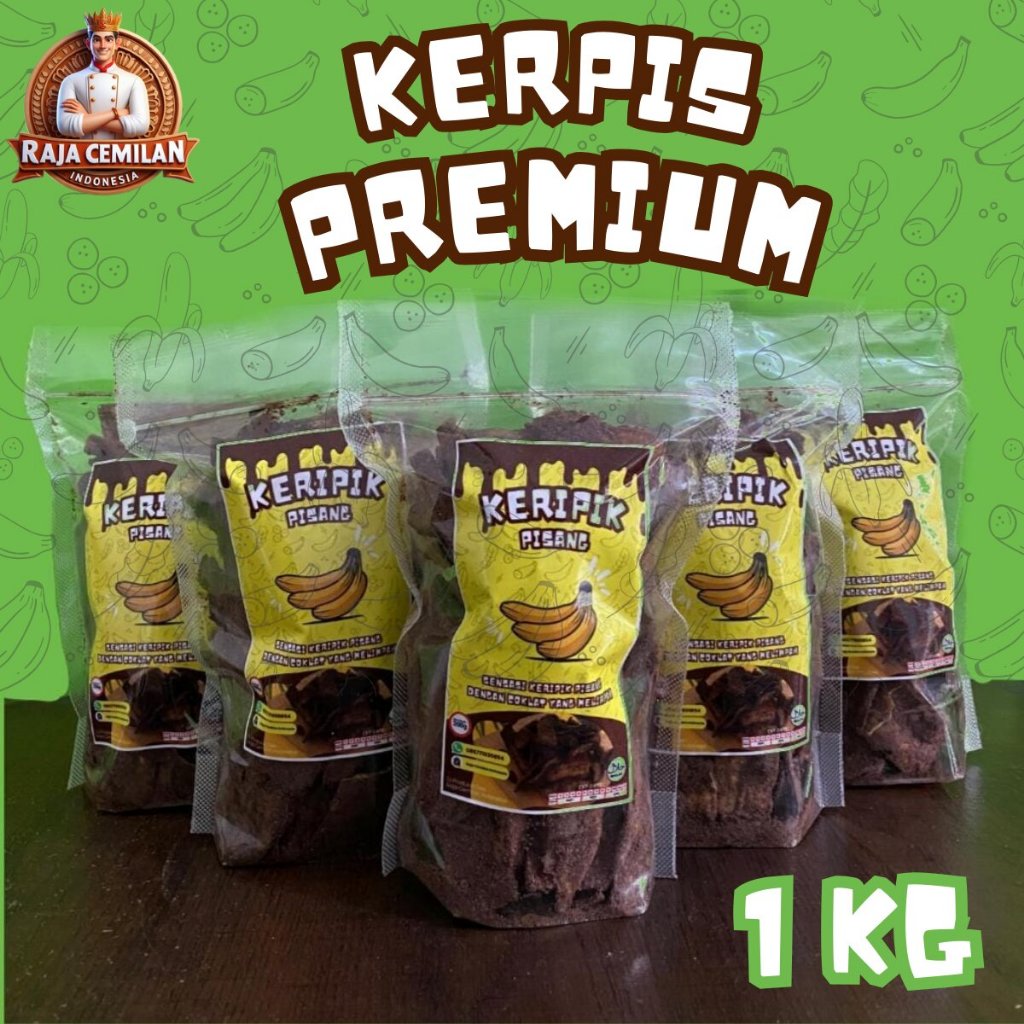 1Kg Keripik Pisang Coklat Termurah Keripik Pisang Viral