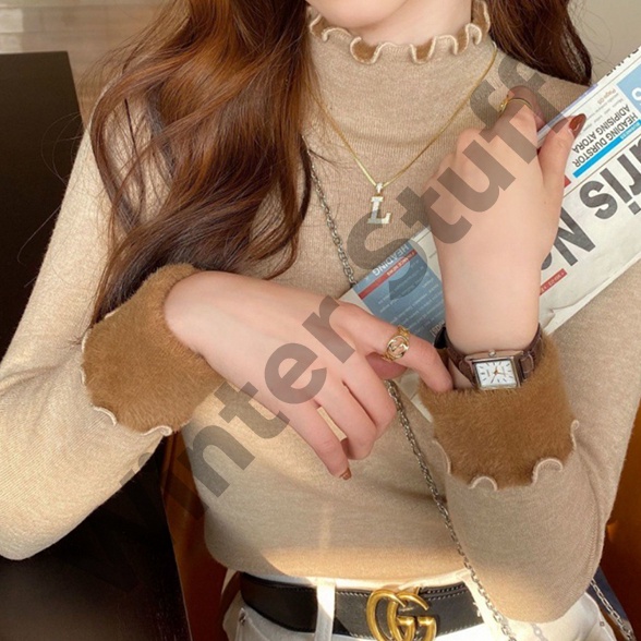 HJ6 long john heattech Haruka Turtleneck baju rajut cashmere autumn long jhon heat tech longjohn hea