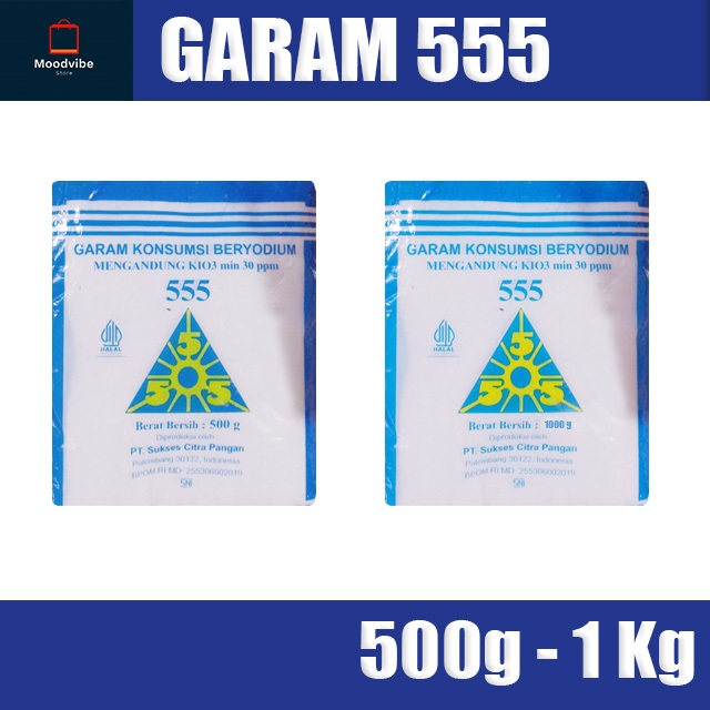 

Garam Halus & Kasar 555 1Kg - 500g