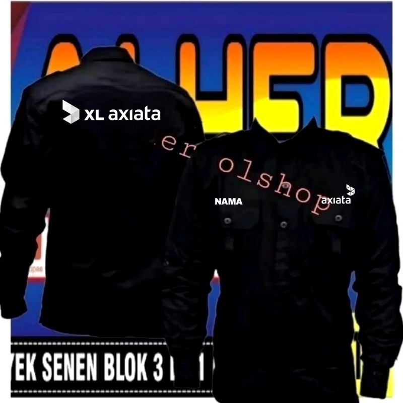 Kemeja XL axiata baju XL axiata seragam XL axiata Pdh XL axiata Pdl XL axiata kemeja kerja XL axiata