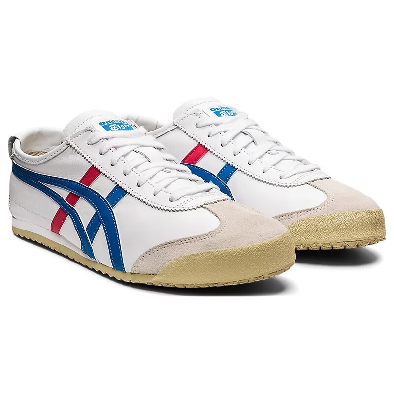 Onitsuka Tiger MEXICO 66 Lifestyle Bahan kulit Unisex Pria dan Wanita