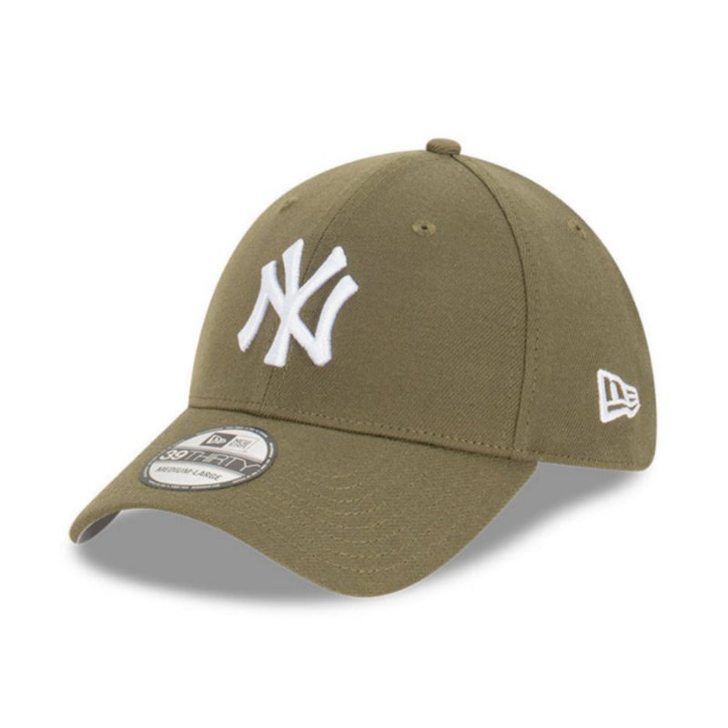 Topi New Era Cap New York Yankees Earth Tones Green 39Thirty Stretch-Fit Cap Original
