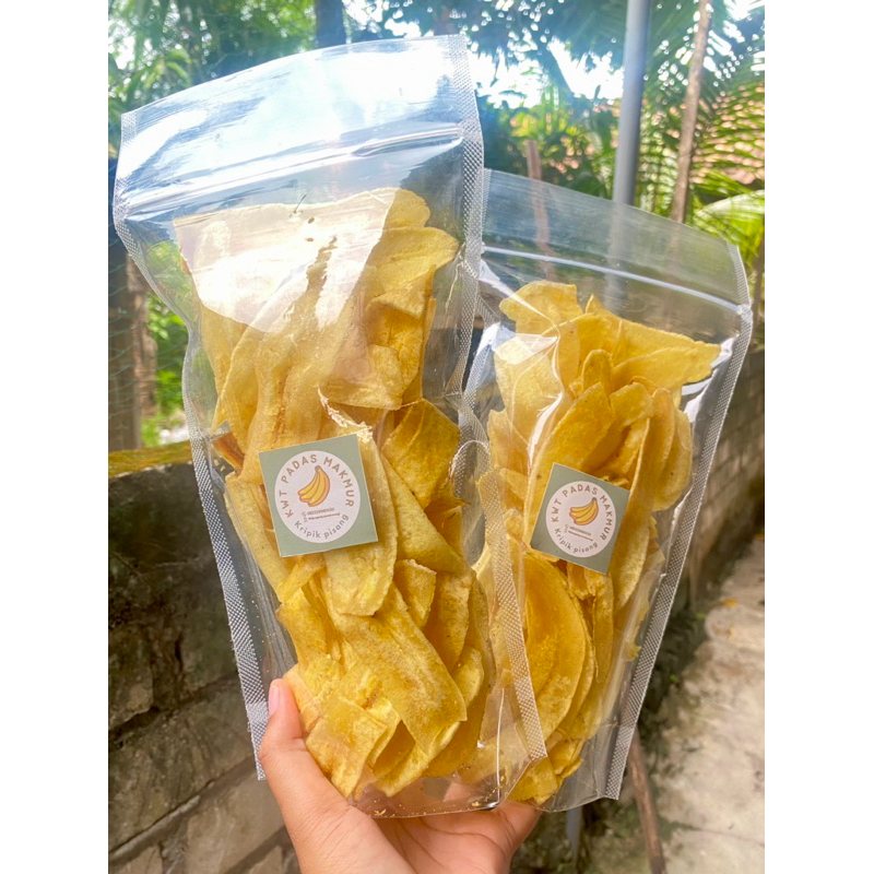 

KRIPIK PISANG HOME MADE 200gram Rasa manis asin gurih tipis kriuk renyah