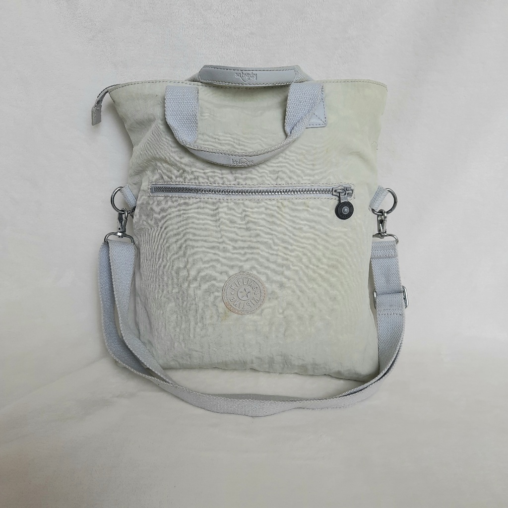 [PRELOVED] Tas Slempang shoulder Sling bag Tote Original Kipling Warna Putih