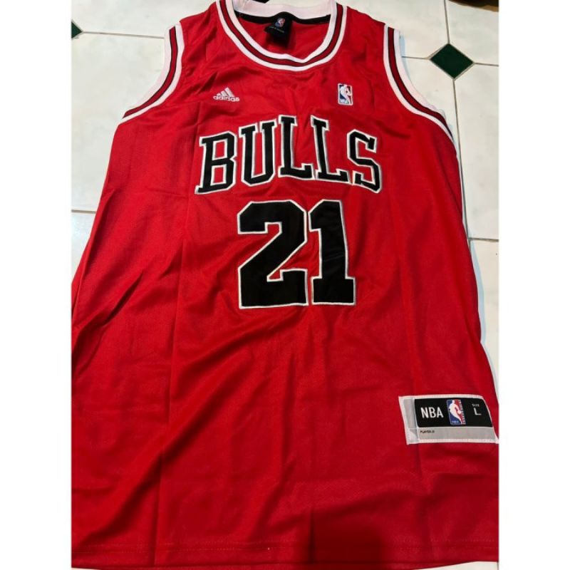 JERSEY BASKET NBA FULL BORDIR CHICAGO BULLS JIMMY BUTLER GRADE ORIGINAL