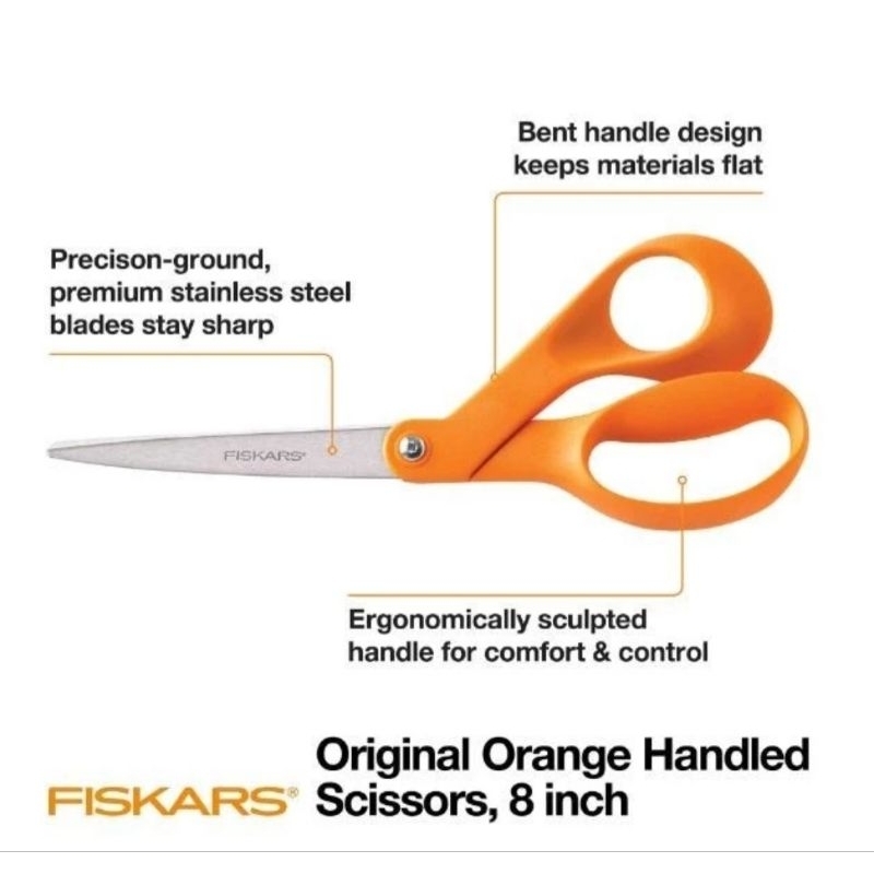 

FISKARS UK 8" MADE IN (U.S.A) Gunting Besar