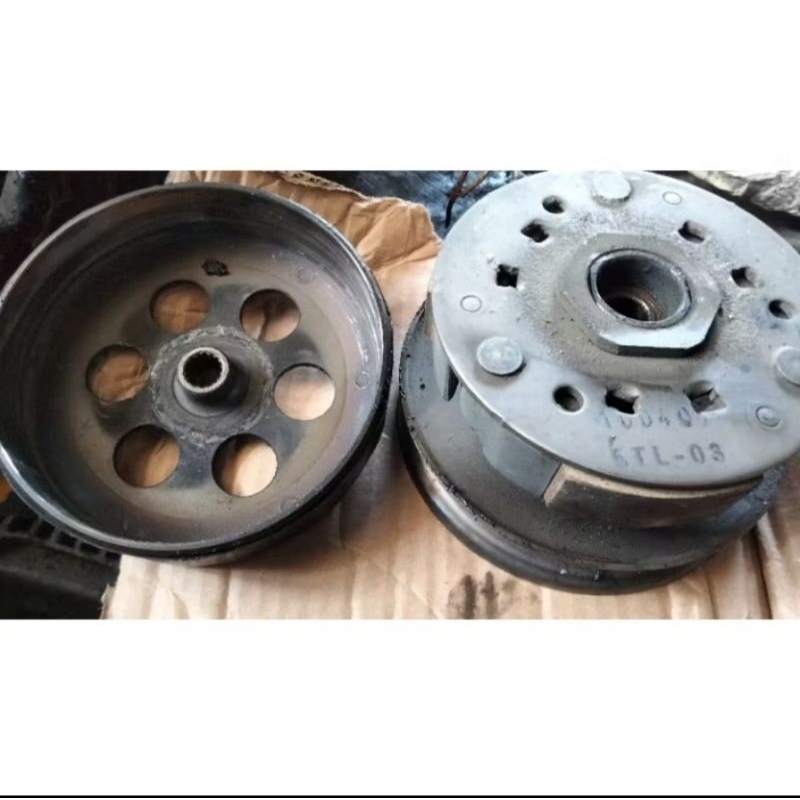 Pully kampas ganda mio soul karbu/mio lama/mio sporty/fino karbu original copotan