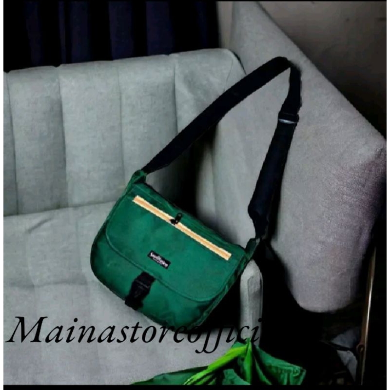 Tas Selempang Pria 3 Ruang Model Distro/Tas Selempang soren Pria/Slingbag Polos Tali Termurah Tas Se