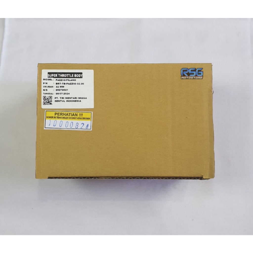 SUPER THROTTLE BODY TB & VELOCITY BRT FAZZIO GRAND FILANO 125 BLUECORE HYBRID