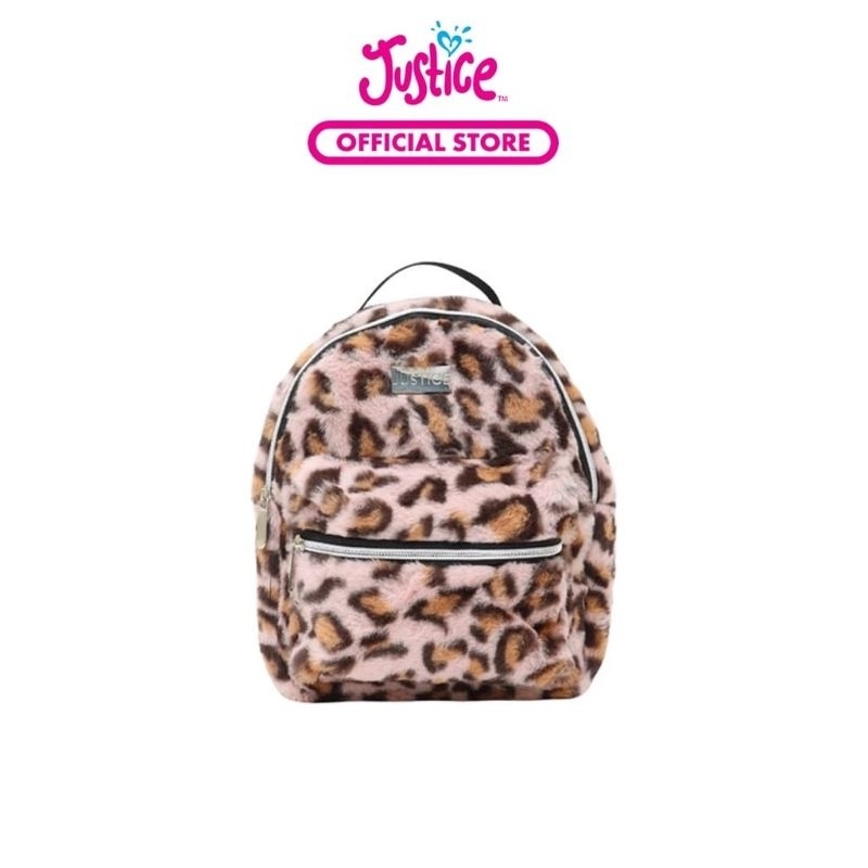JUSTICE Cheetah Mini Bag Pink - Tas Anak Perempuan / Tas Sekolah Anak
