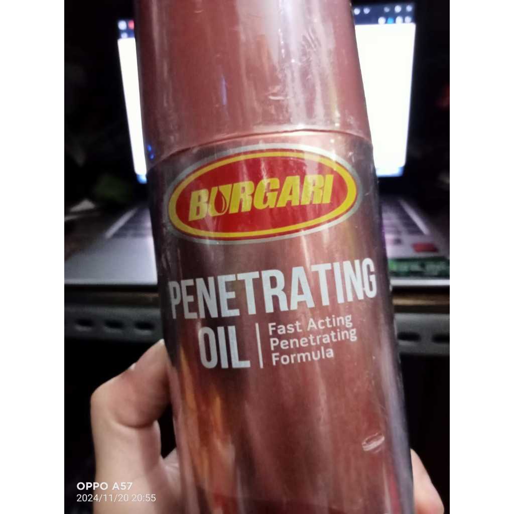 (Burgari) Penetrating Oil Burgari 500Ml Anti Karat Mesin Motor Burgari Penetrating Oil 500Ml 1Pcs