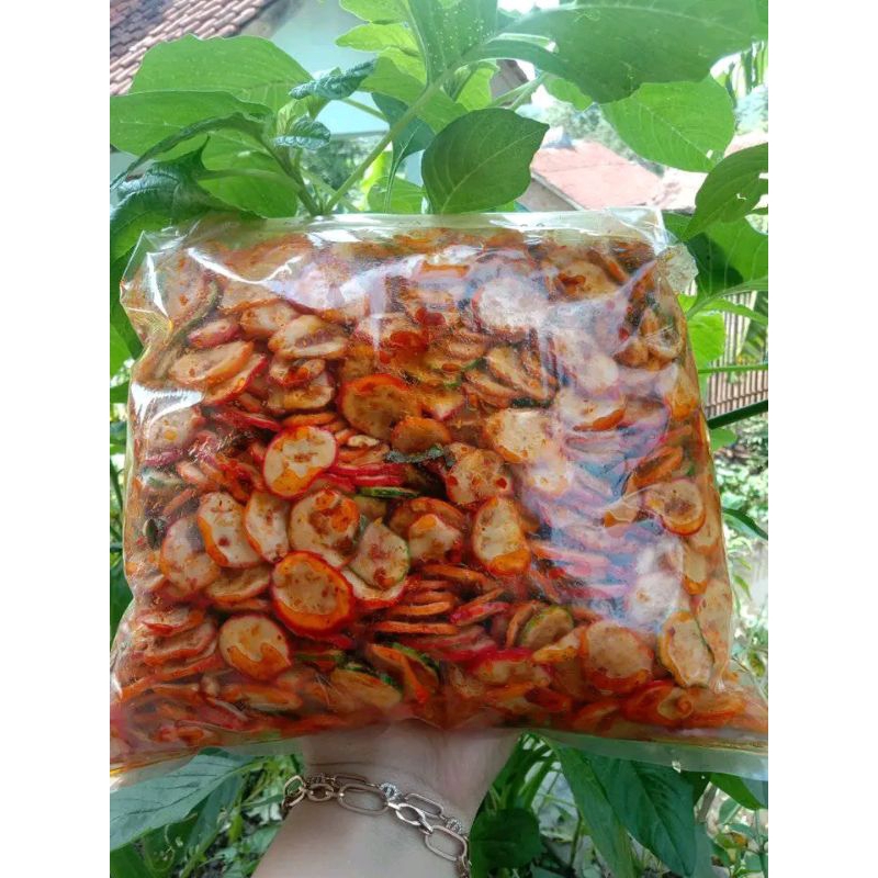 

kerupuk seblak bawang/warna warni pedas daun jeruk isi 1kg