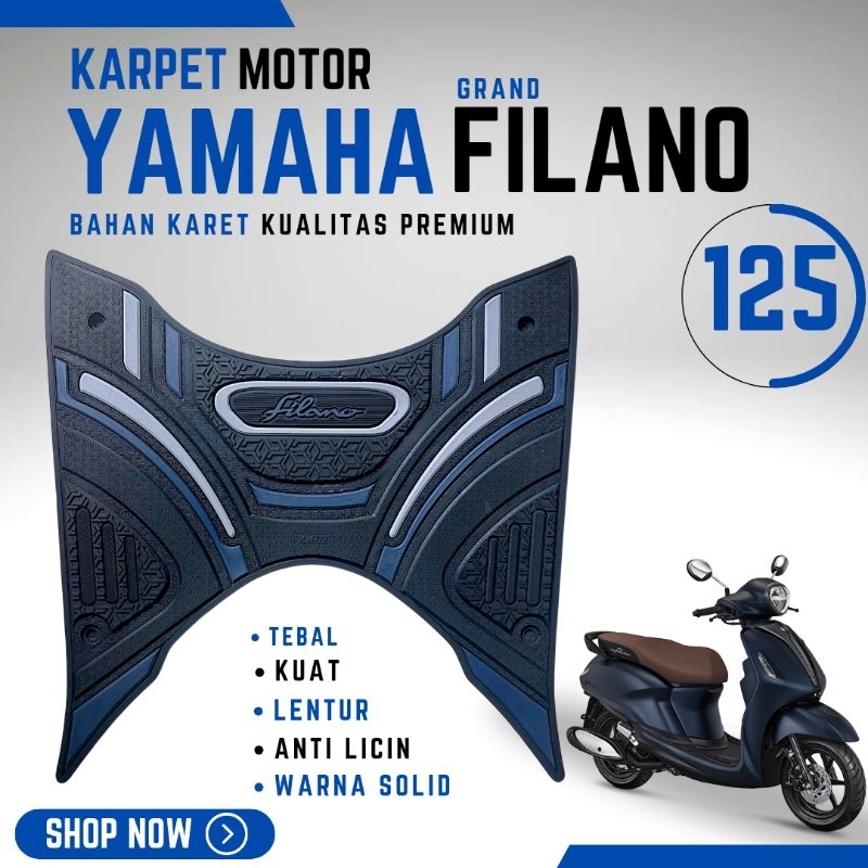 ALAS KAKI MOTOR YAMAHA GRAND FILANO | PIJAKAN MOTOR YAMAHA GRAND FILANO | KARPET MOTOR YAMAHA GRAND 