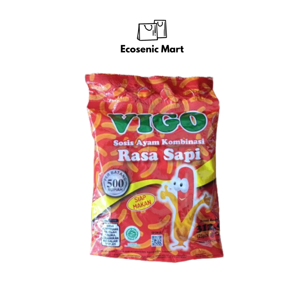 

Vigo Sosis Ayam Sapi isi 25pcs