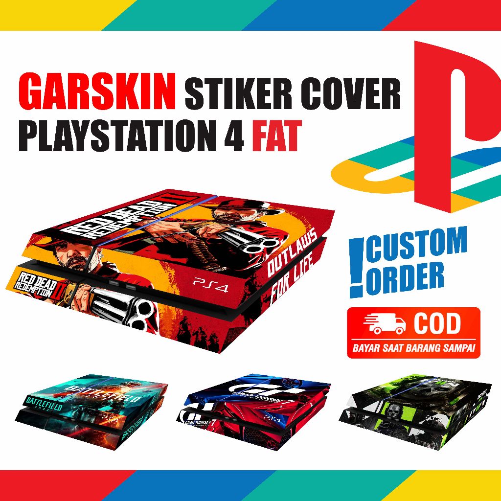 GARSKIN PS4 FAT | STICKER COVER PS4 FAT | PLAYSTATION 4
