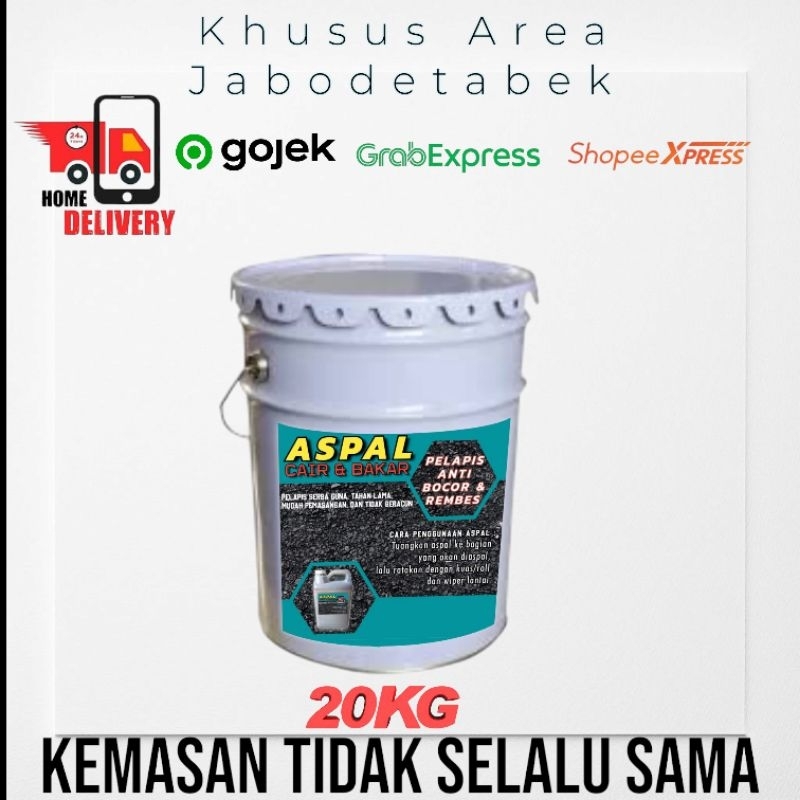 aspal cair 20.Kg emulsion anti bocor Waterproof 100% original