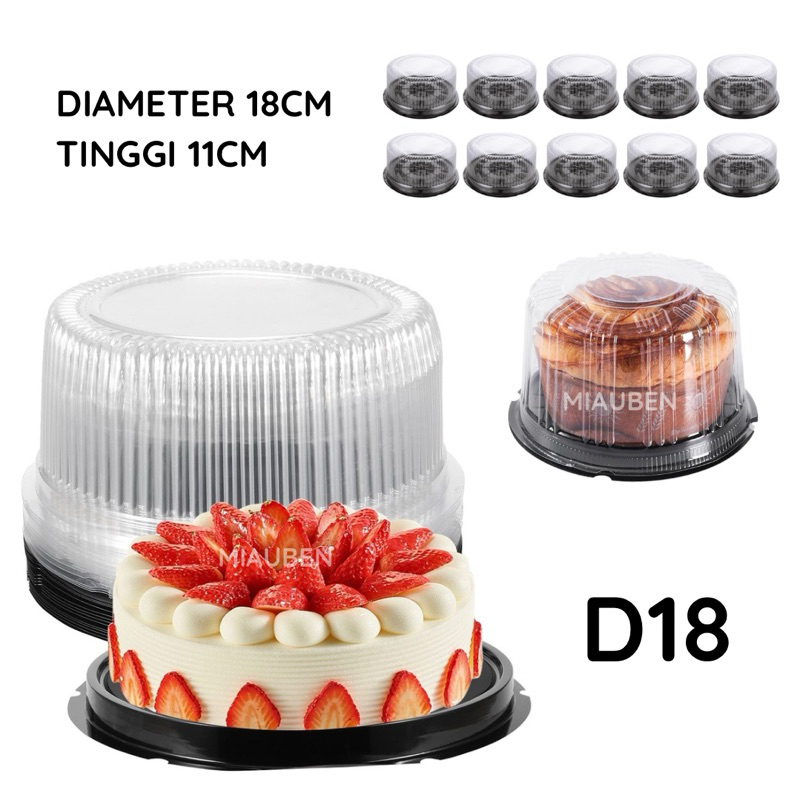 (5set) CT18 mika bulat 18cm mika kue tart