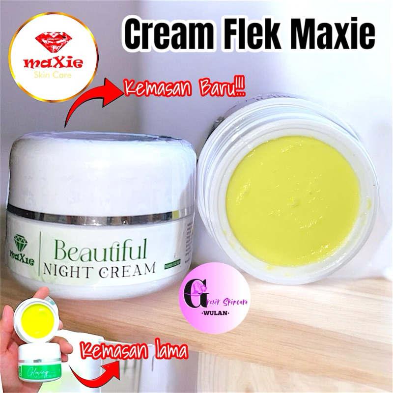 CREAM FLEK GLOWING MAXIE GLOW SKINCARE ORI BPOM