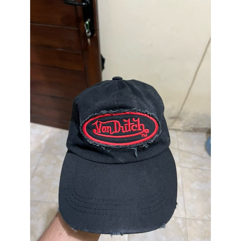 VonDutch Black Ripped Cap Original