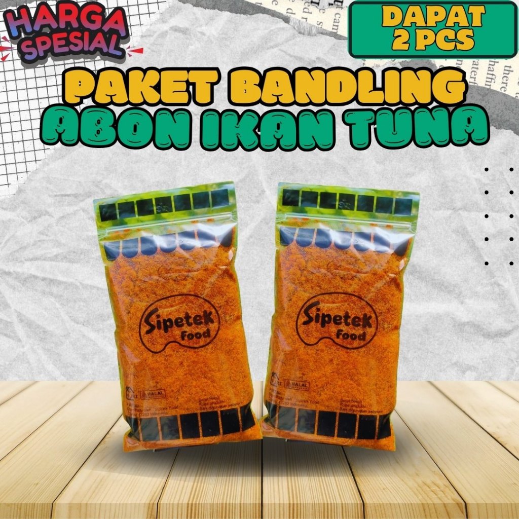 

PAKET BANDLING Abon Ikan Tuna Kiloan Praktis Tekstur Lembut Rasa Gurih Nikmat Crunchy Dapat 2 pcs