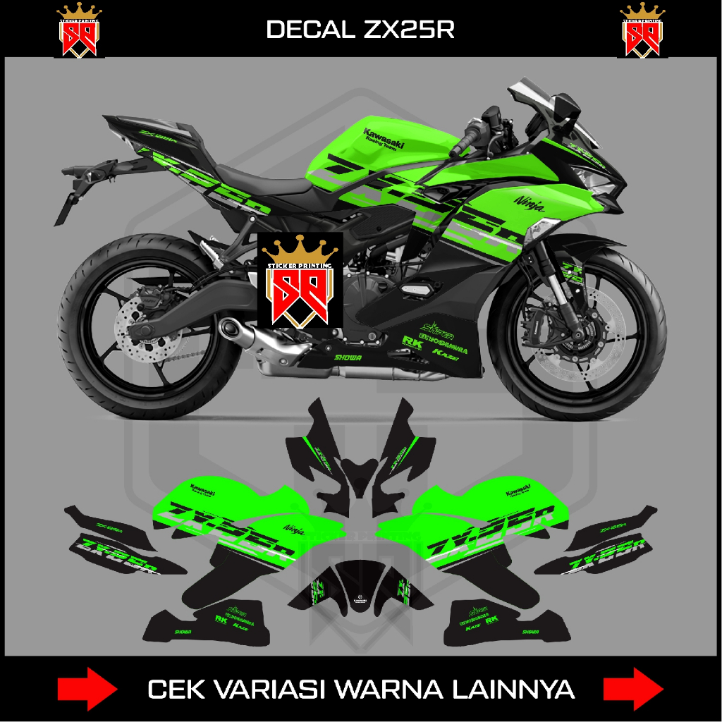 STIKER DECAL FULLBODY NINJA ZX25R/DECAL STICKER KAWASAKI NINJA ZX-25R ZX