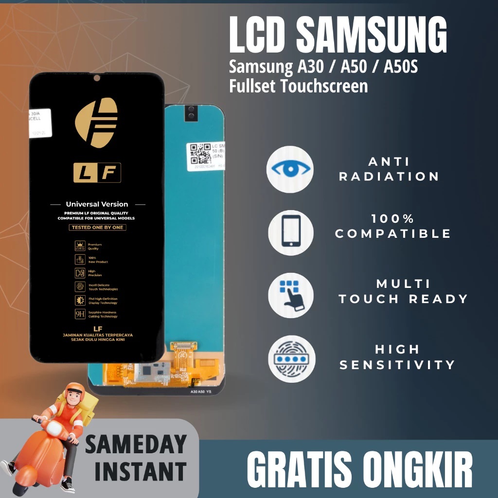 LCD Samsung A30 / A50 / A50S Fullset Touchscreen
