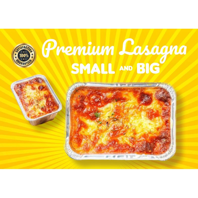 

Premium Lasagna Small Size (halalan thoyiban)