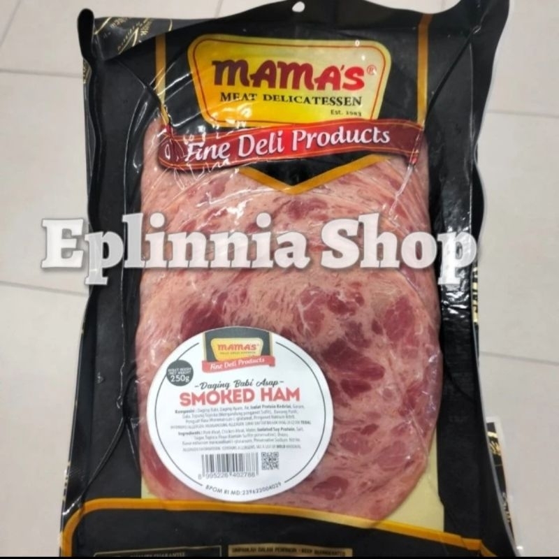 

Mama's Mamas Smoked Ham 250 gr - Daging Babi Olahan