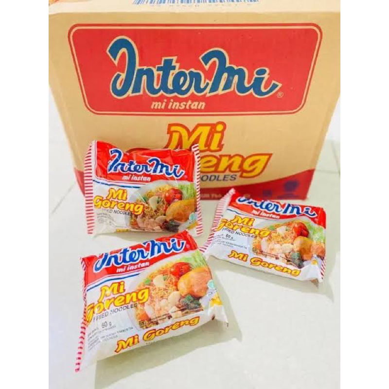 

(READY) INTERMI MIE GORENG INSTAN 1DUS, MIE GORENG, MIE GORENG PEDAS