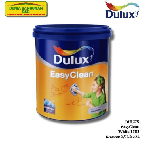DULUX Easy Clean putih 1501 Cat Tembok Interior 20 L