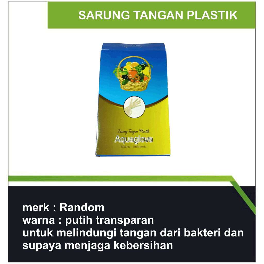 SARUNG TANGAN PLASTIK/SARUNG TANGAN PLASTIK BENING/SARUNG TANGAN