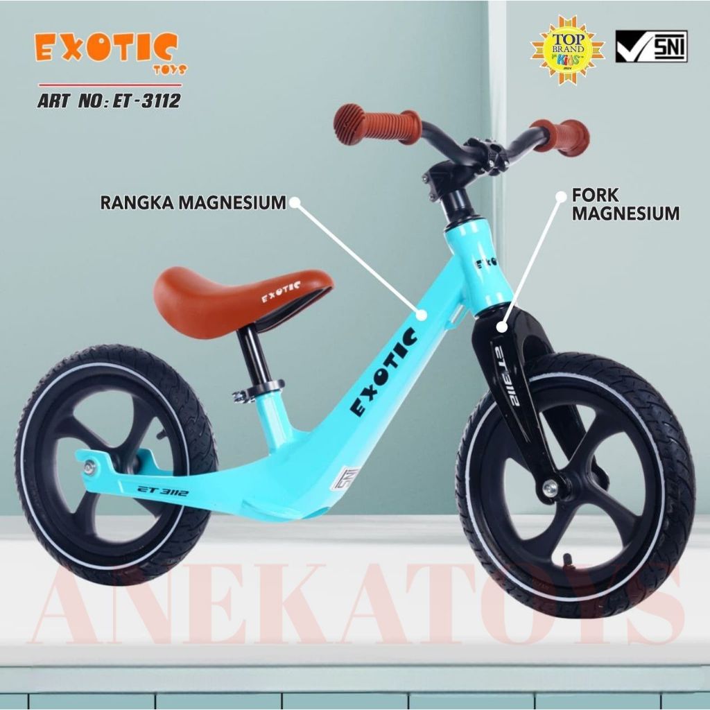 Balance Bike Exotic ET3112 Ban Racing Rangka Magnesium