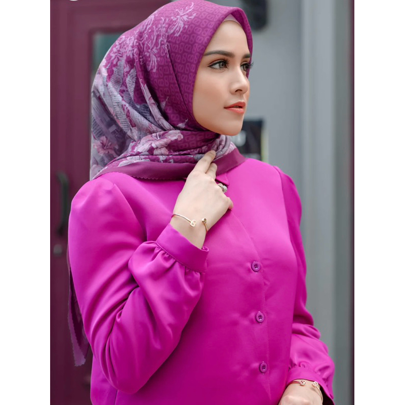 Buttonscarves Malaya series Magenta [Bisa shopee video]