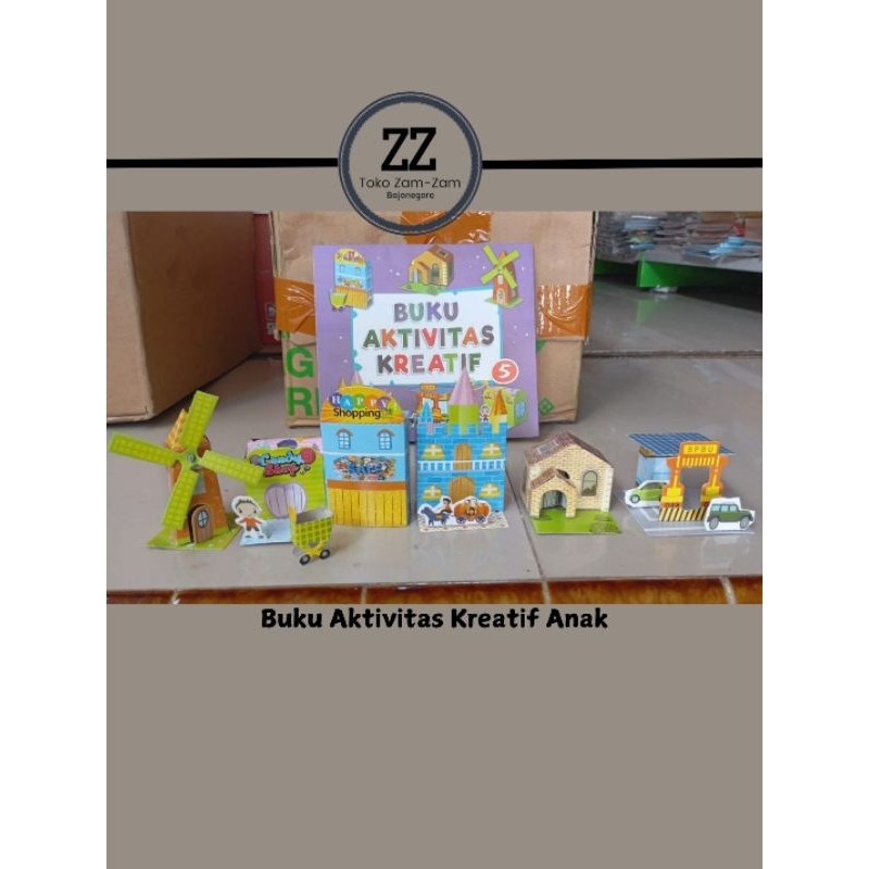 

(1pak) Buku Aktivitas Kreatif/ buku Menggabungkan kerangka untuk anak TK dan Paud